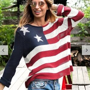 Wooden Ships FLAG ROLLNECK COTTON size X/L Cotton